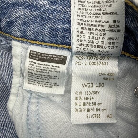 LEVI'S Premium Dad Straight Jeans Size 23 Far And Wide - Picture 5 of 8